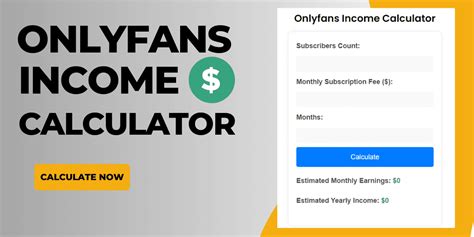 onlyfans earnings calculator|OnlyFans Revenue Calculator